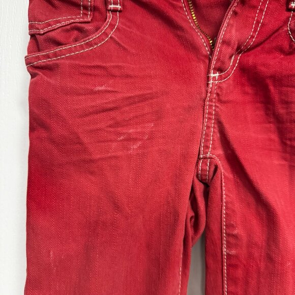 Mini Boden Red Skinny Jeans - Picture 2 of 8